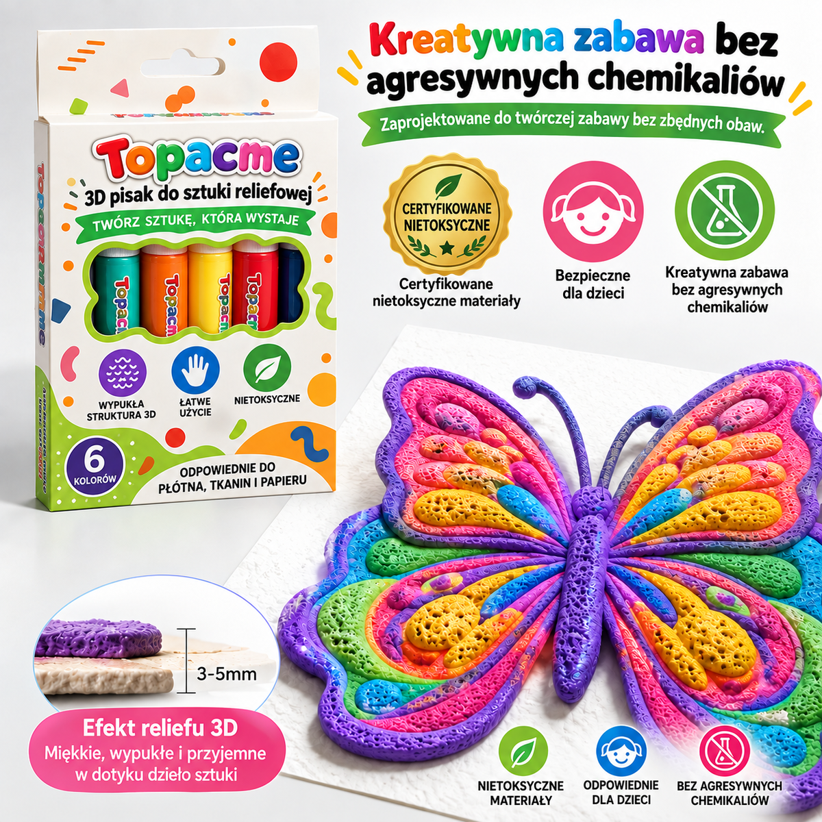 Nietoksyczne materiały i kreatywna zabawa