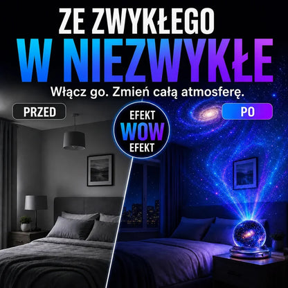🔮 Projektor świateł nocnych Topacme® – Magiczna atmosfera każdej nocy