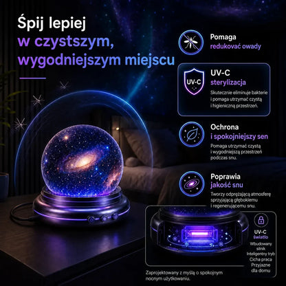 🔮 Projektor świateł nocnych Topacme® – Magiczna atmosfera każdej nocy