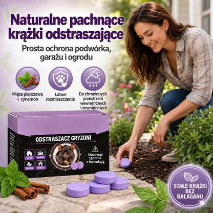 Naturalne pachnące krążki odstraszające do domu, garażu i ogrodu