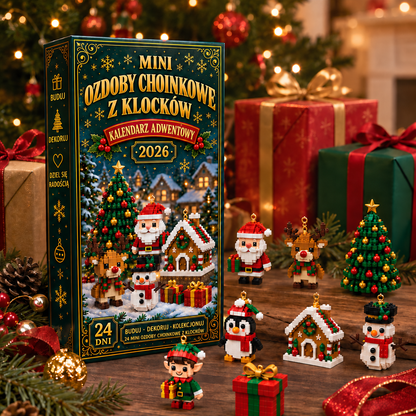 Kalendarz adwentowy z mini ozdobami choinkowymi – 35. zdjęcie