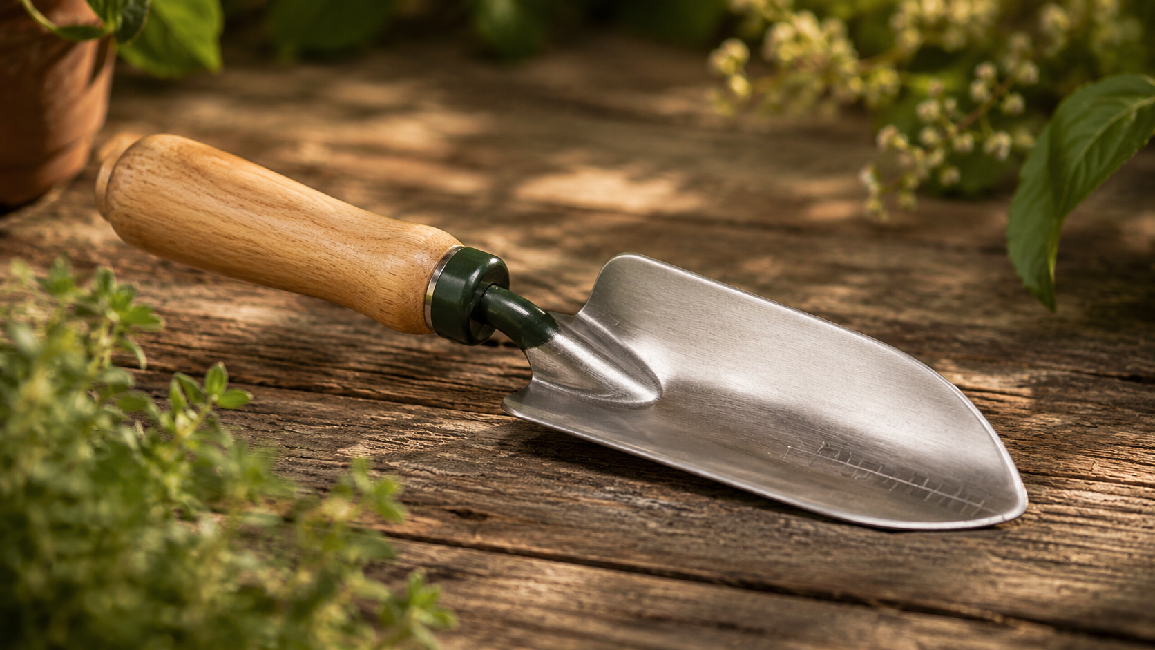 Hand trowel detail